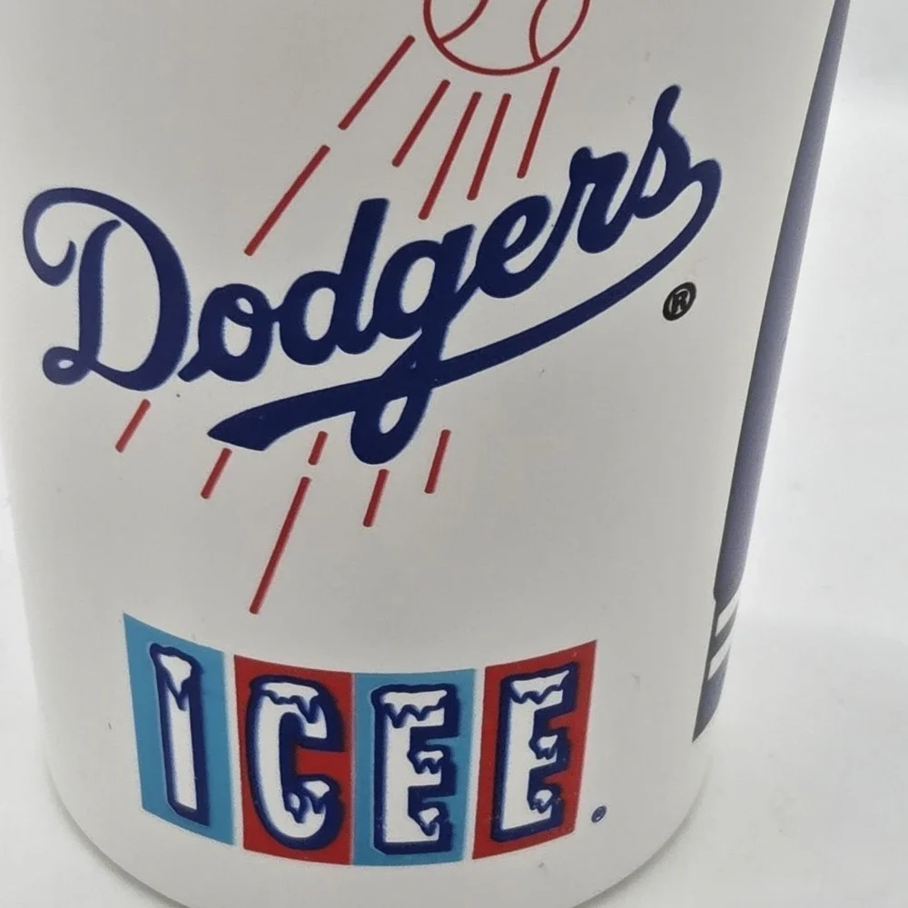 Vintage LA Dodgers ICEE Souvenir Cup Plastic Stadium Tumbler MLB‎ Baseball